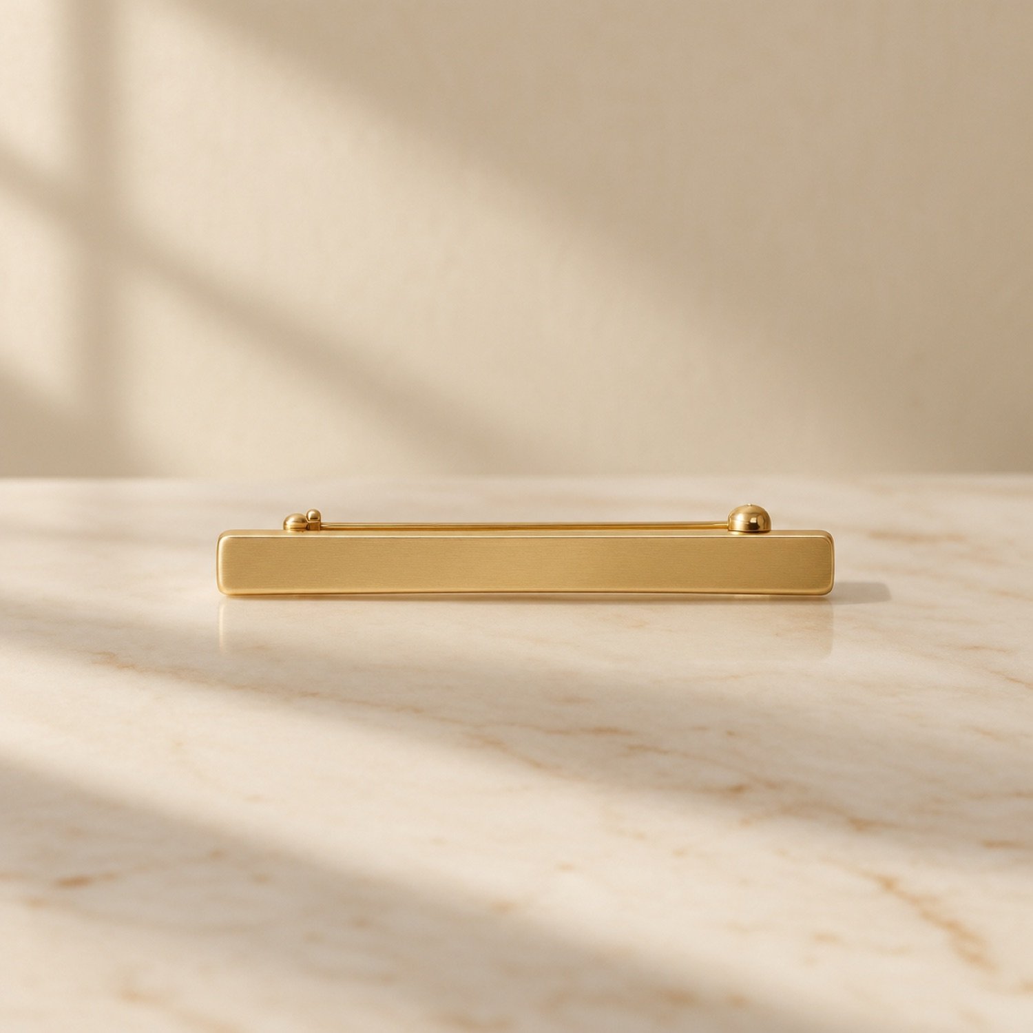 Kettle Bar Pin in Gold-tone