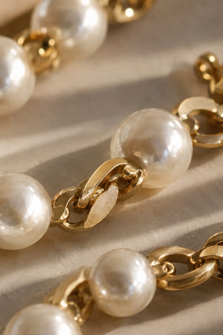 Fenn Pearl & Chain Bracelet — second view